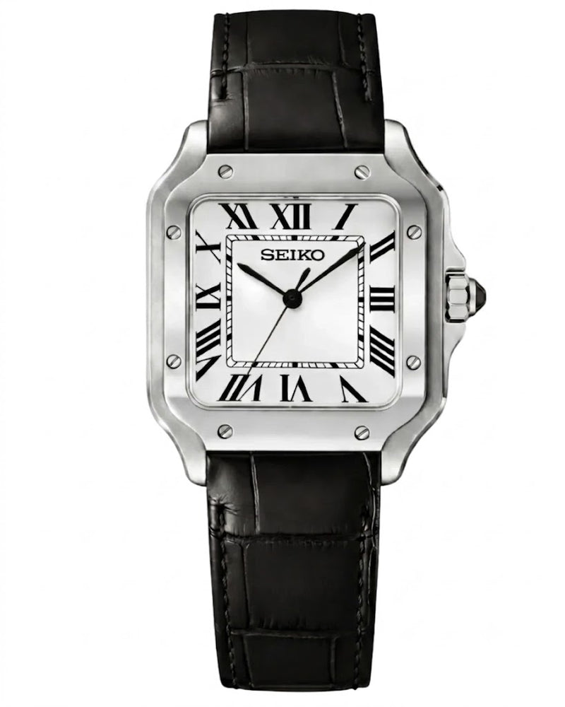 Santeiko Black | White Leather