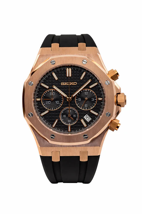 Royal Oak | Rose Gold/Black Oyster Flex