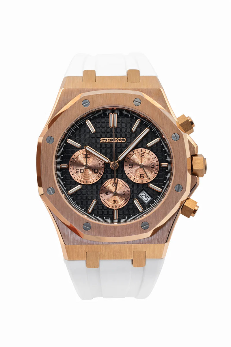 Royal Oak | Rose Gold White