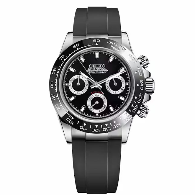 Daytona | Black Silver Oysterfex