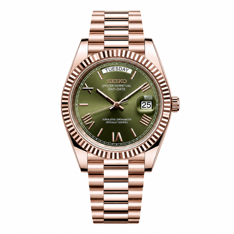Daydate | Rose Gold Olive Presidential