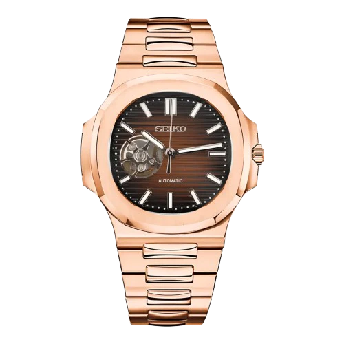 Nautilus | Rose Gold Chocolate Open Heart