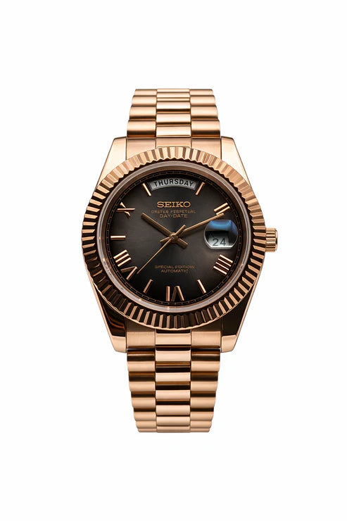 Daydate Rose Gold Smoke Dial