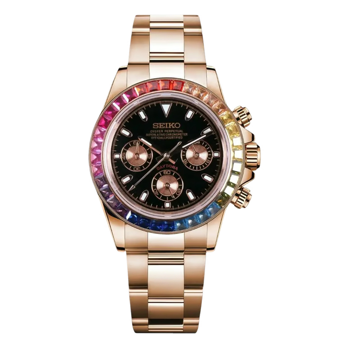 Daytona Rose Gold Rainbow